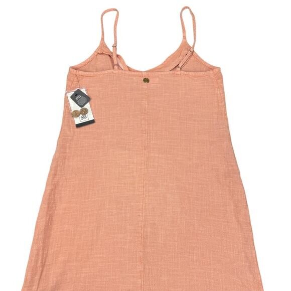 NWT RIP CURL Classic Surf Button Through Dress Size Large Light Coral Size XS - Picture 8 of 9